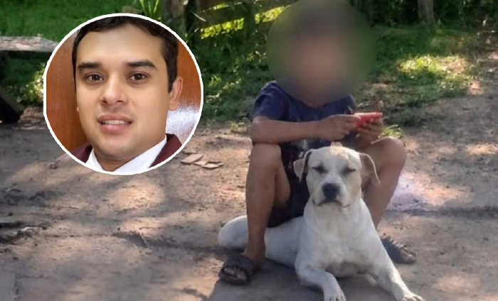 Denuncian a un asistente fiscal por matar a balazos al perro de un niño con TEA en Coronel Oviedo Denuncian a un asistente fiscal por matar a balazos al perro de un niño con TEA en Coronel Oviedo