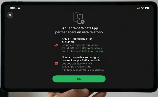 Mitic alerta sobre el robo de cuentas de WhatsApp mediante el buzón de voz Mitic alerta sobre el robo de cuentas de WhatsApp mediante el buzón de voz