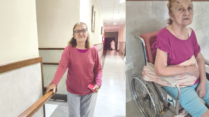 Entró a asilo caminando y salió en silla de ruedas y con golpes Entró a asilo caminando y salió en silla de ruedas y con golpes